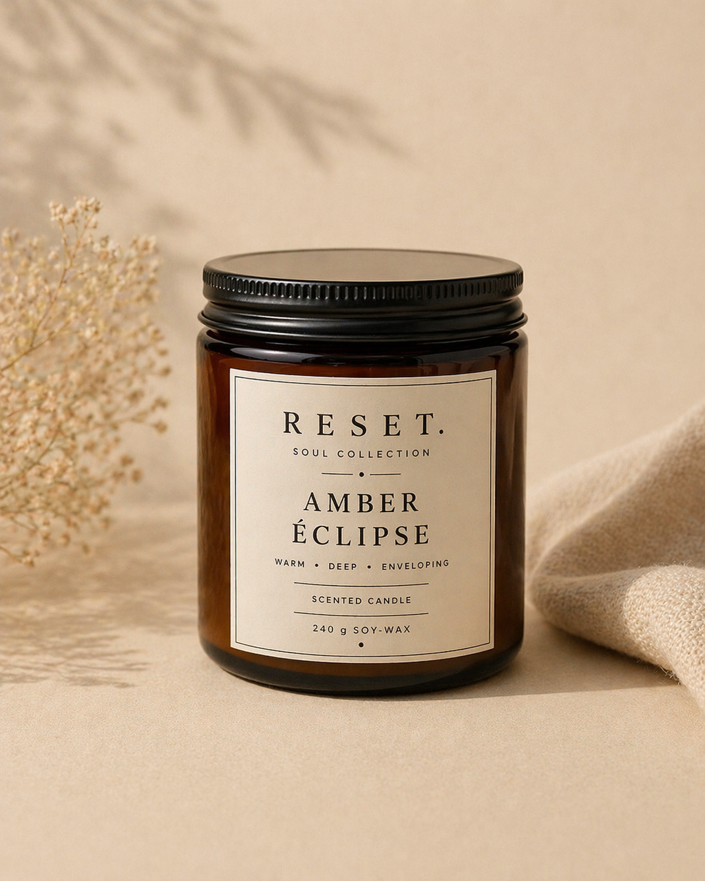 Amber Éclipse - Scented Candle