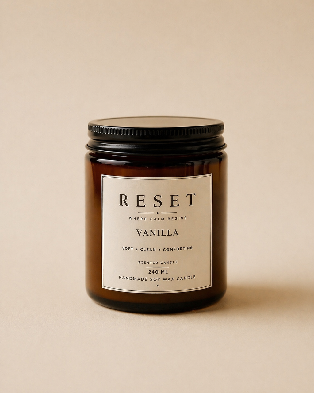 Vanilla - Scented Candle